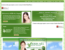 Tablet Screenshot of herballorganic.com